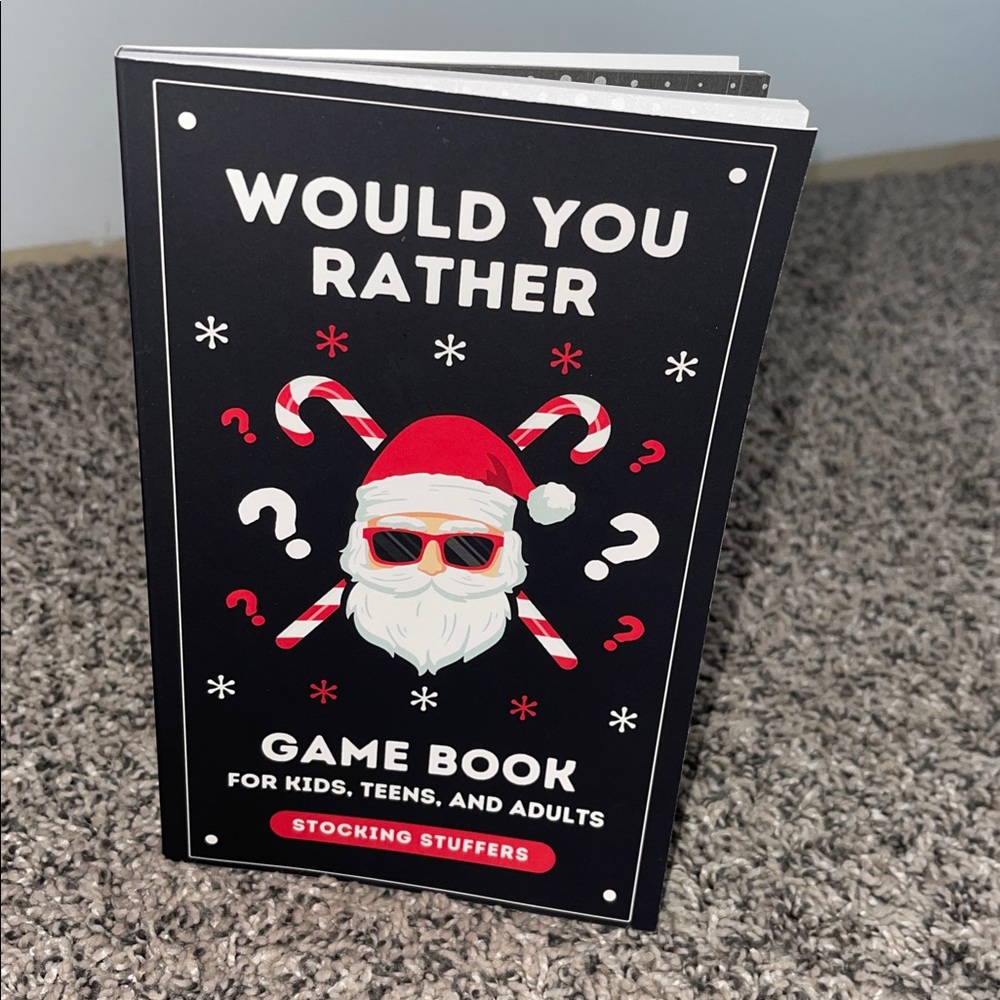NEW Game book: Would You Rather for kids teens and adults stocking stuffers